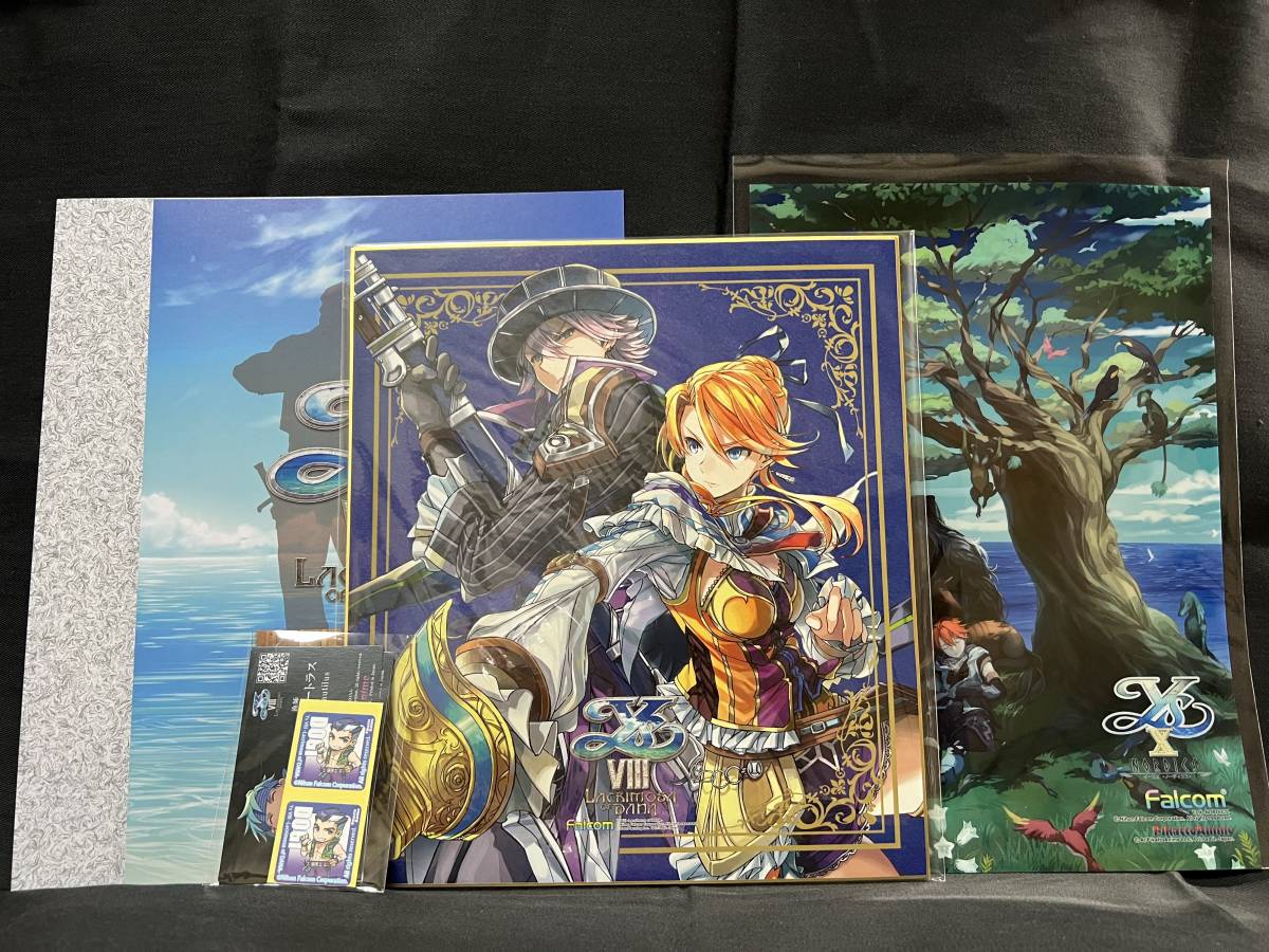 イース ガラガラくじ景品 色紙 ヒュンメル/ラクシャ Falcom(ファルコム)Ys 東京ゲームショウ2023拍卖