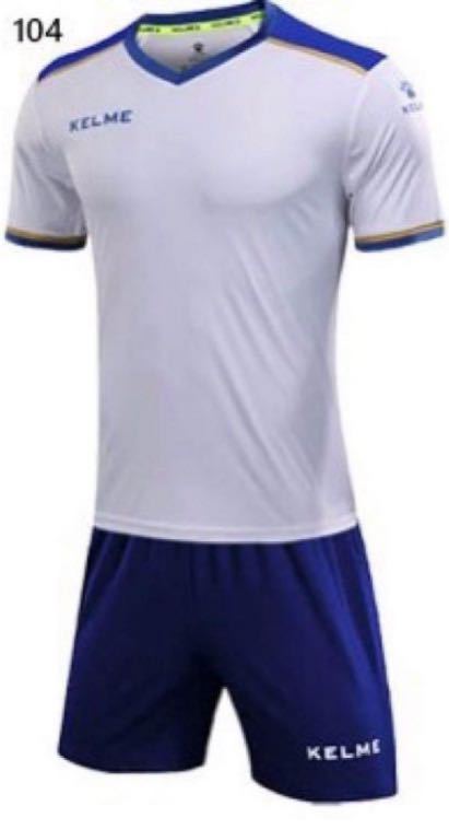 送料無料 新品 KELME ケルメプラクティスシャツ&パンツ 上下セット140拍卖