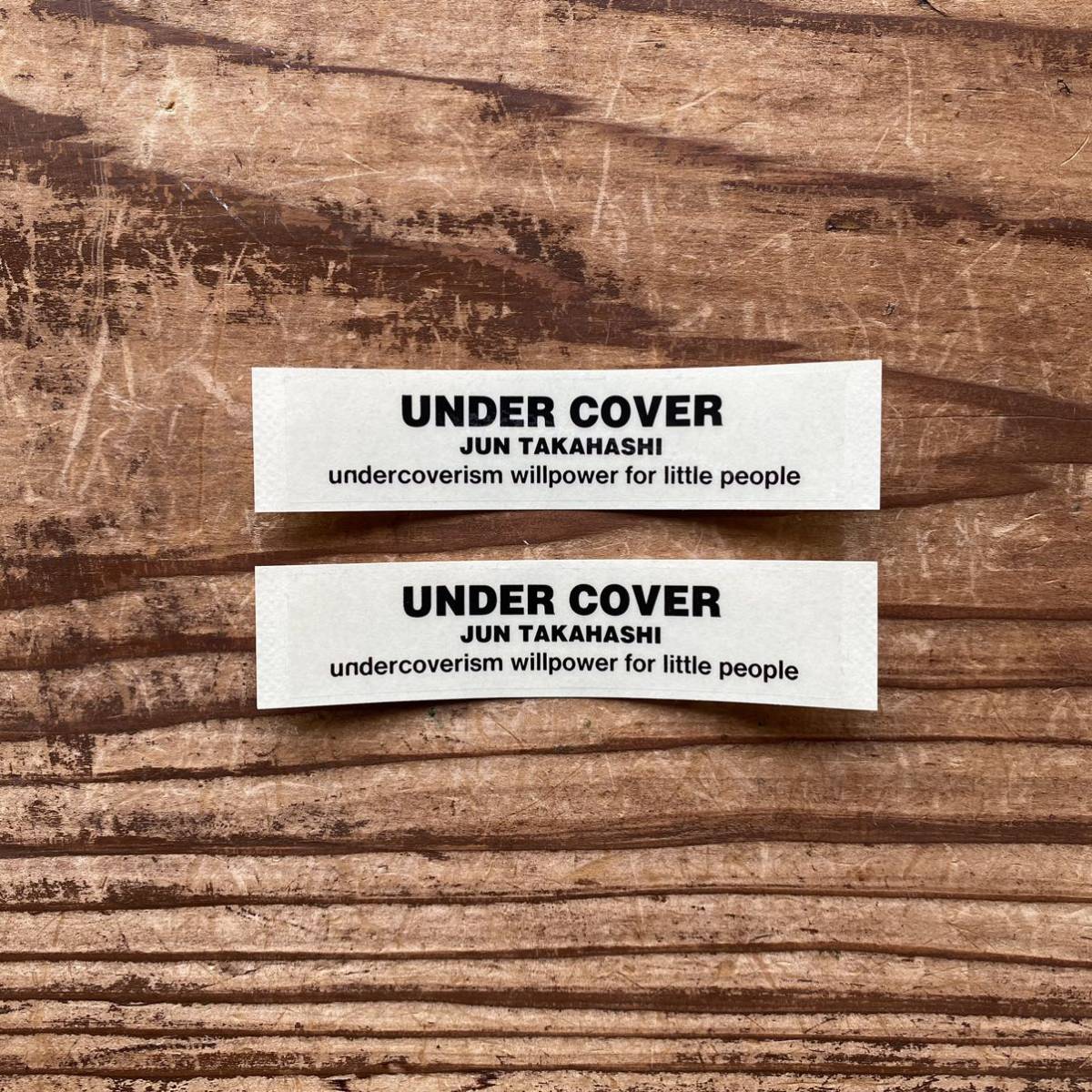 【デッドストック UNDERCOVERISM アンダーカバー 98ss ゲバラ期 ステッカー 2個セット will power for little people シール ノベルティ】拍卖