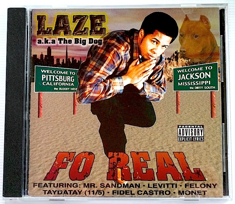 珍★ レア G-RAP・Laze a.k.a. The Big Dog / Fo Real・Mr.Sandman,Felony11/5・ピッツバーグ・1998・オリジナル・Gangsta・G-Funk・即決!拍卖