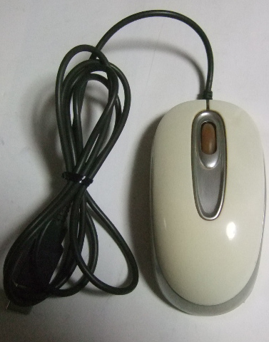 USB光学マウス(白,スクロール,Mサイズ)。拍卖