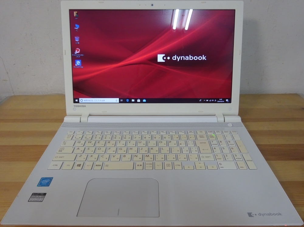 東芝ノートパソコン dynabook EX/36TW/Cele 3215U 1.7GHz/4GB/500GB/中古特価良品拍卖