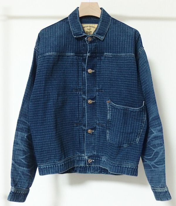 WAREHOUSE ウエアハウス BEAMSオーダー限定 NONPAREIL BROWSE インディゴ リップストップ ノンパレイル ブラウス ジャケット Gジャン38拍卖