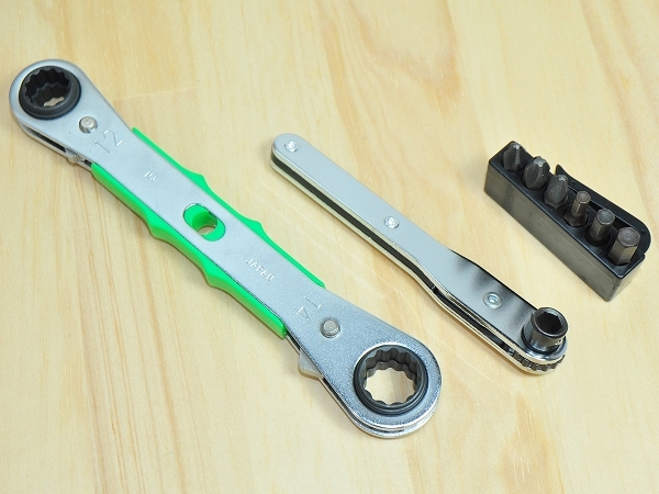 ◆KTC 4サイズ板ラチェットレンチMR-1014ドライバーセットTMDB8拍卖