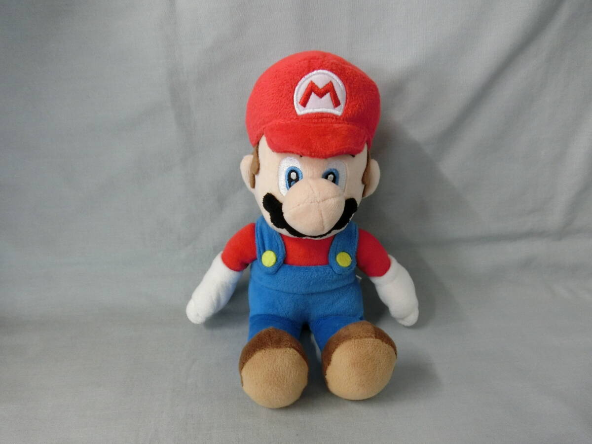 スーパーマリオ SUPER MARIO ぬいぐるみ サンエイ AC 01 マリオS 「ミスタービデオゲーム」 身長26センチ拍卖