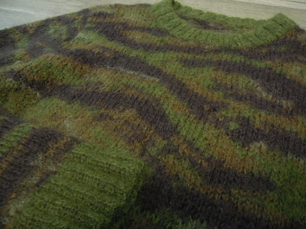 HYSTERIC GLAMOUR ヒステリックグラマー迷彩モヘアセーター wool sweater拍卖