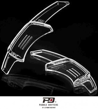 【M's】VW アルテオン ゴルフ7.5/7 GTI/R/GTE ポロ(6C)GTI/BlueGT PD クリアパドルシフター LR(透明)//302102 アクリル樹脂 パドルシフト拍卖