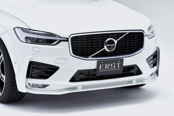 ERST エアスト VOLVO XC60 UB/UD R-Design 2017- フロントリップスポイラー & サイドリップ セット FRP 未塗装 ボルボ エアロ拍卖