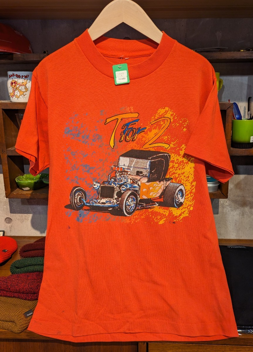 ホットロッド! 80年代頃 HOTROD Tシャツ S〜Mくらい アメ車 ガレージ フォード シボレー ダッヂ 工具箱 アメカジ VINTAGE ビンテージ拍卖