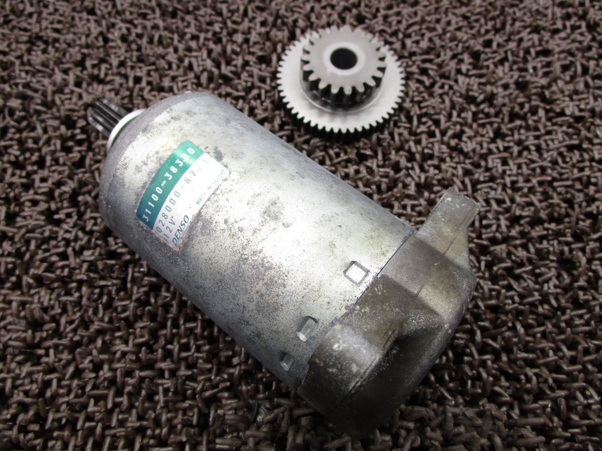 ビッグボーイ セルモーター ギア △L263!NJ4BA 動作確認済み スズキ 【 J438 】 グラストラッカー BigBoy 動画有拍卖