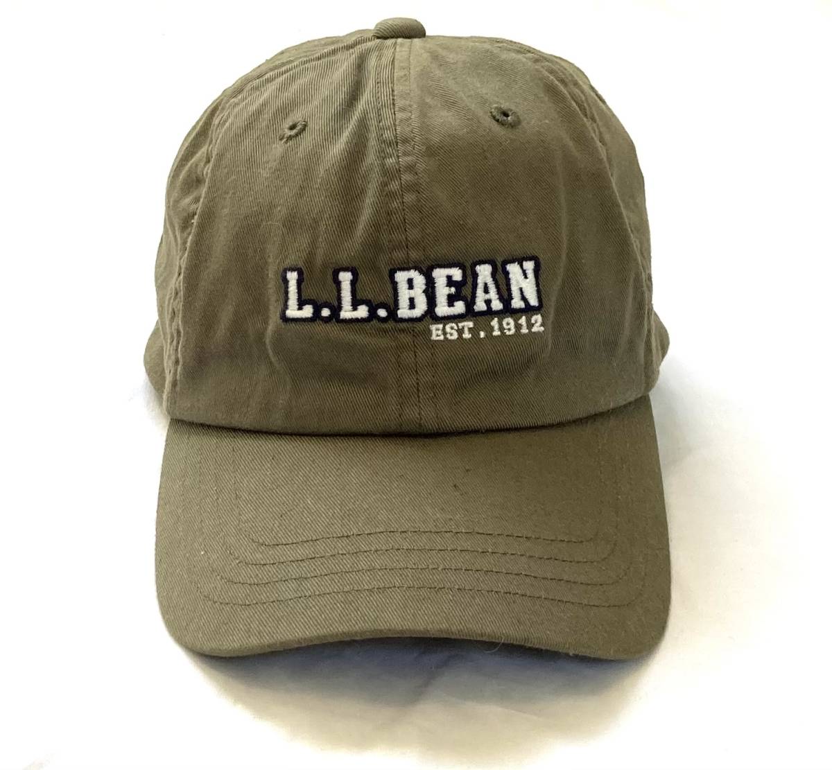 00s L.L.Bean 6パネル キャップ カーキ 希少 LLビーン拍卖