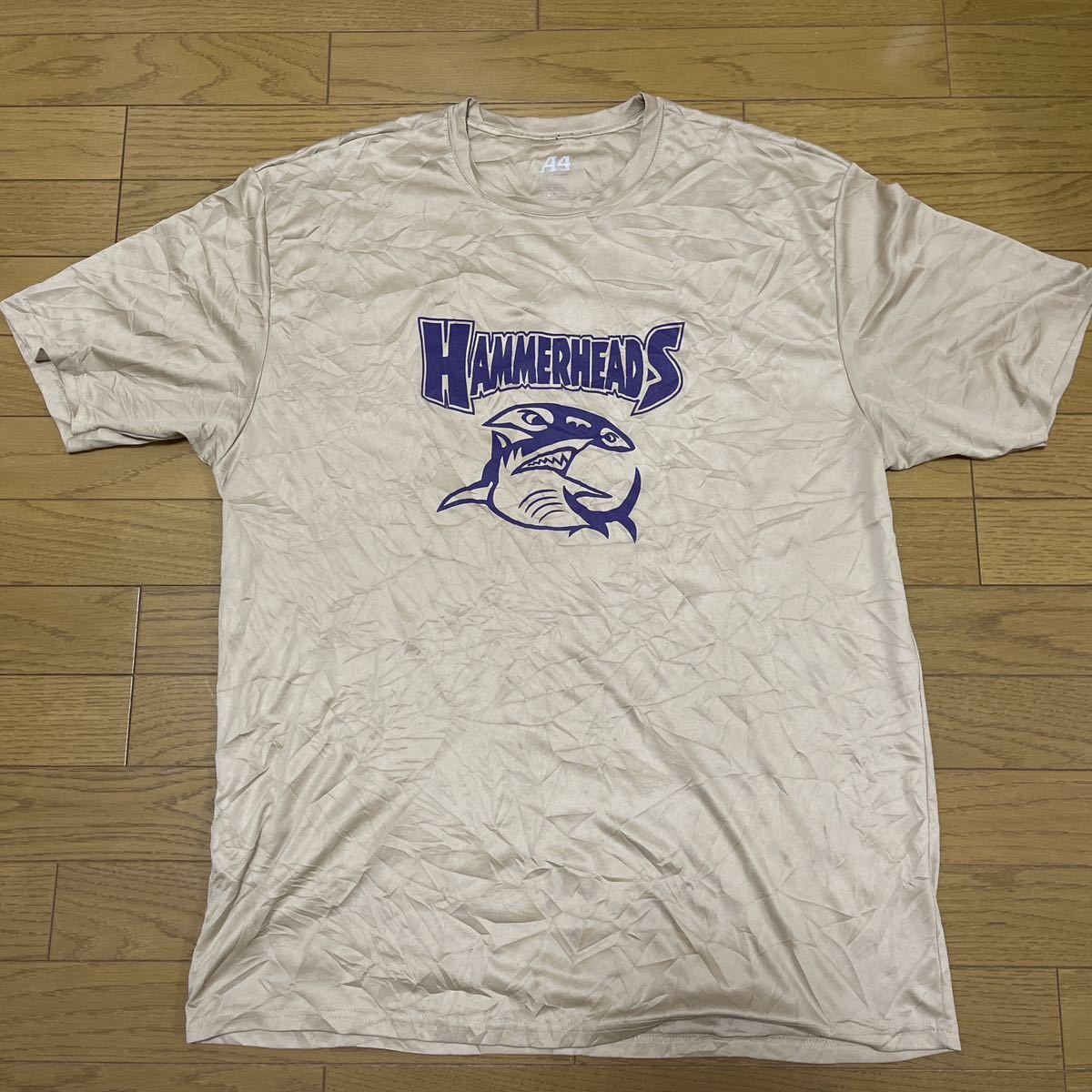 送料無料■HAMMERHEADS ベージュ キャメル 半袖 Tシャツ USA古着拍卖
