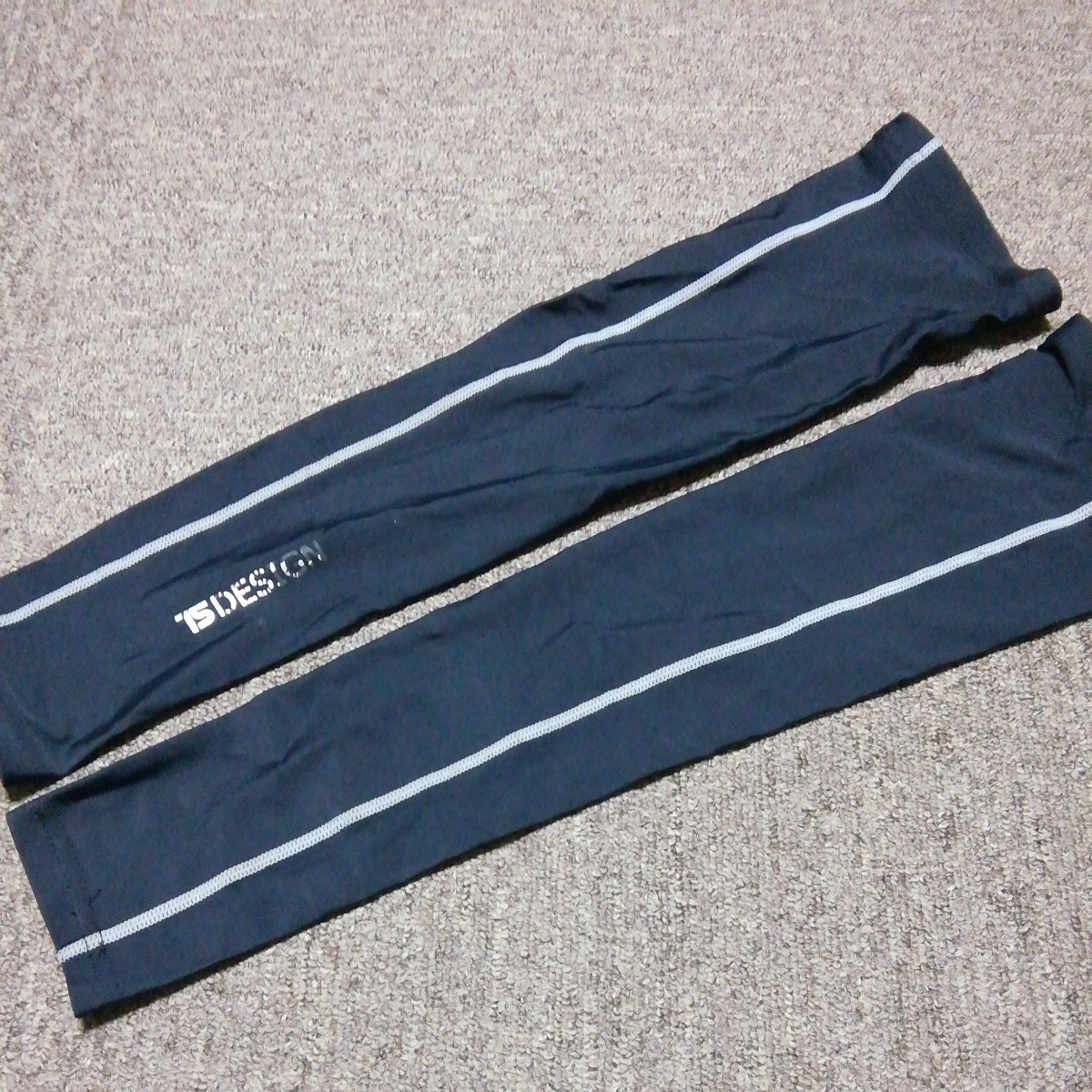 ★【古着】TS DESIGN アームカバー 黒 約47㎝拍卖