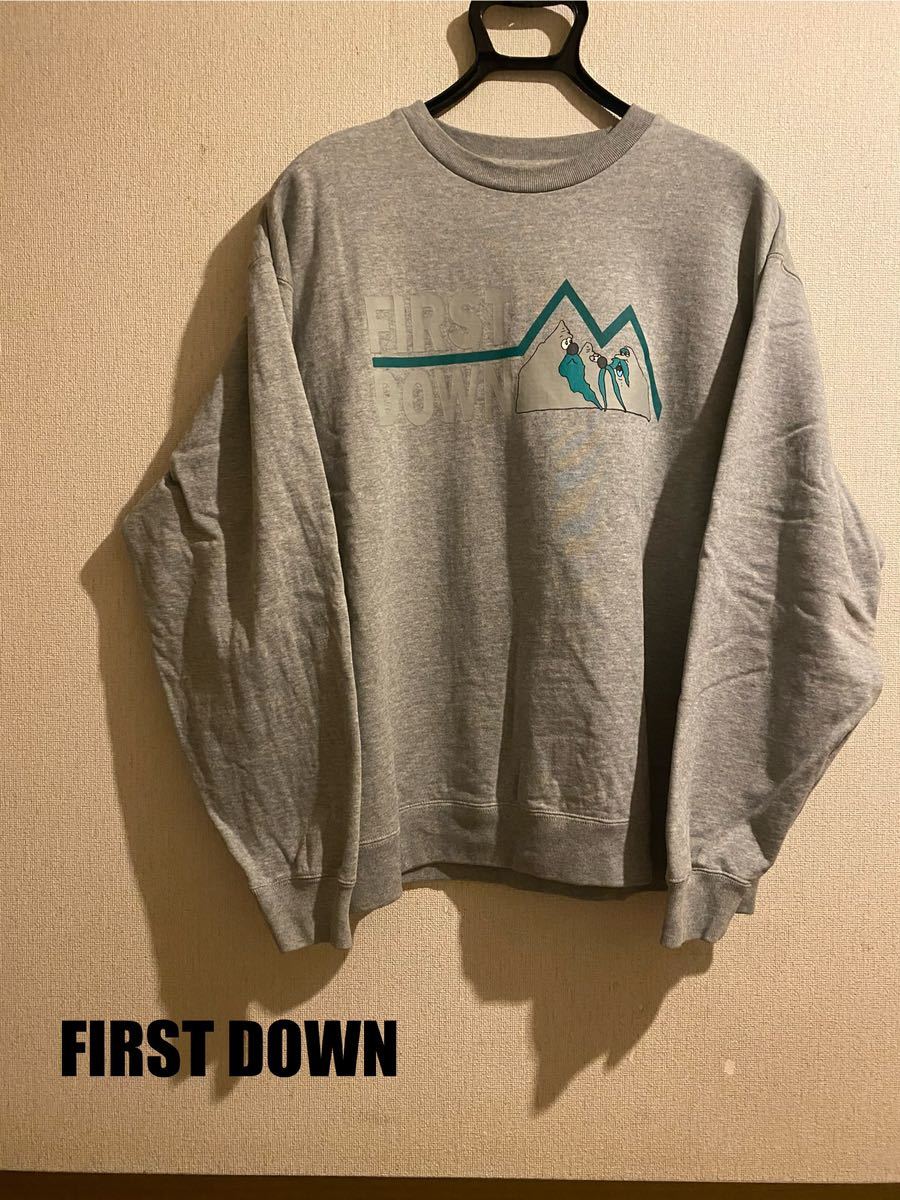 ファーストダウン コットントレーナー スウェット Lサイズ拍卖
