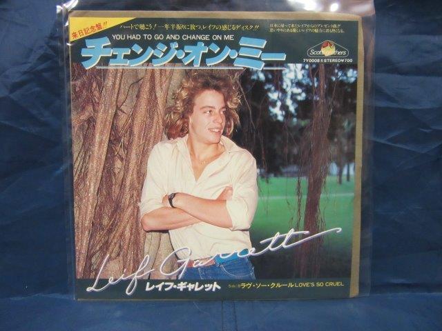 EP88■EPレコード■レイフ・ギャレット チェンジ・オン・ミー 7Y0008【中古】拍卖