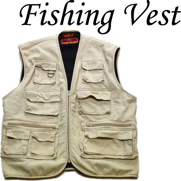 1点物◆フリース裏地ゲームポケット付フィッシングベスト古着メンズMLレディースOKアメカジ90sストリートMixアウトドアブランド中古371849拍卖