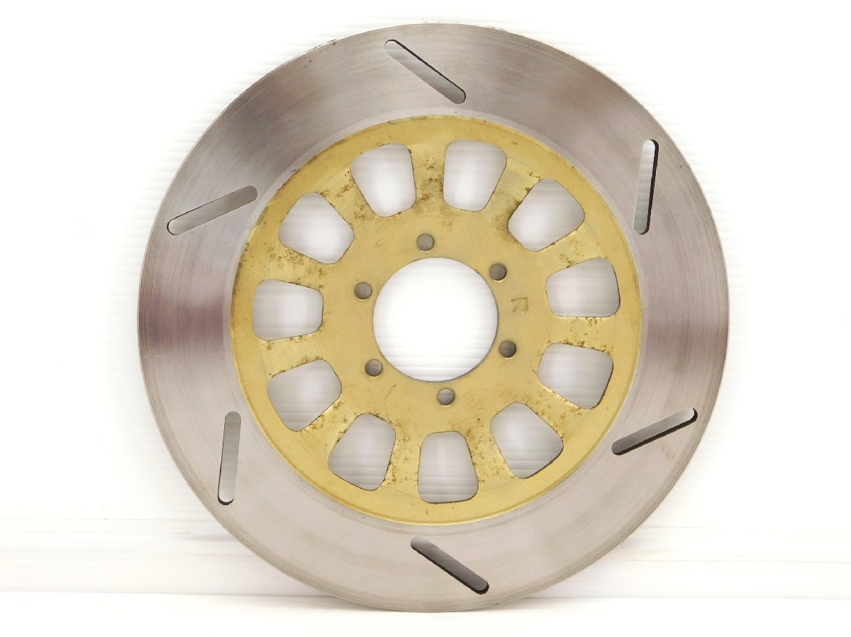 80【評価A】 XS1100LG 4W1 当時物 実動 純正 リア ブレーキ ディスク 厚6.6mm XS1100 XS1100S拍卖