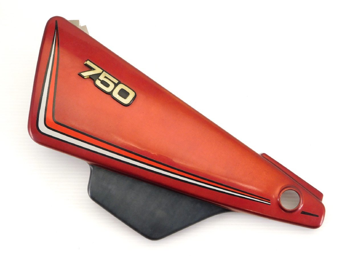 80【評価S】美品 XJ750E 5G8 実動 当時物 純正 サイド カバー カウル 左 4K0 L 赤 レッド拍卖