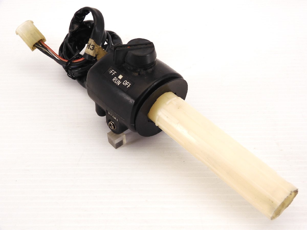 60【評価A】 XS1100LG 4W1 当時物 実動 純正 スイッチ 右 アクセル スロットル ホルダー 始動動画有 XS1100 XS1100S 旧車拍卖