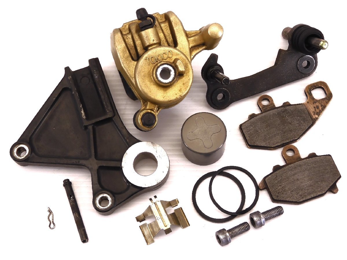 60【評価S】 ZX10R ZX-10R ZXT00C ニンジャ 純正 TOKIKO リア ブレーキ キャリパー & サポート 分解洗浄済 NINJA拍卖