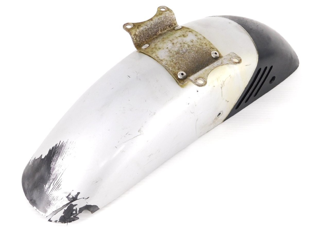 100【評価B】 SUZUKI スズキ 純正 GSX750S カタナ 系 純正 フロント フェンダー スタビライザー 付 シルバー GSX250S GSX400S拍卖