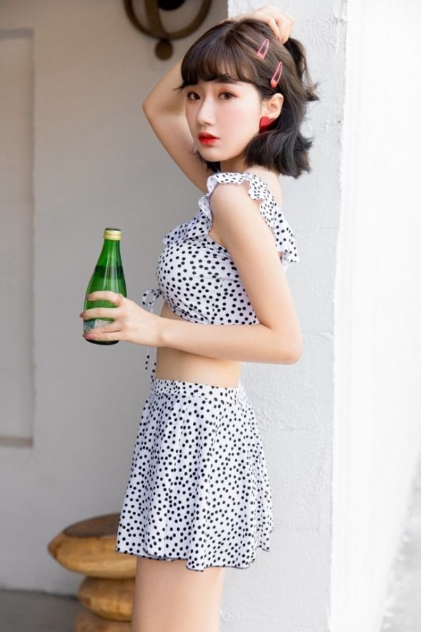 在庫処分 セール 水着レディース 体型カバー水着 スイムウェア タンキニ ママ水着 sw1-197w拍卖