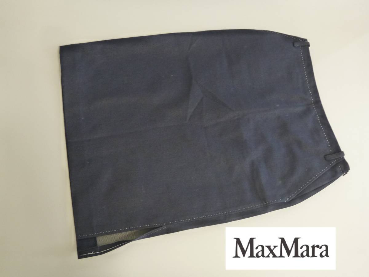 美品 MaxMara マックスマーラ★左スリット デニム スカート 40 M相当拍卖