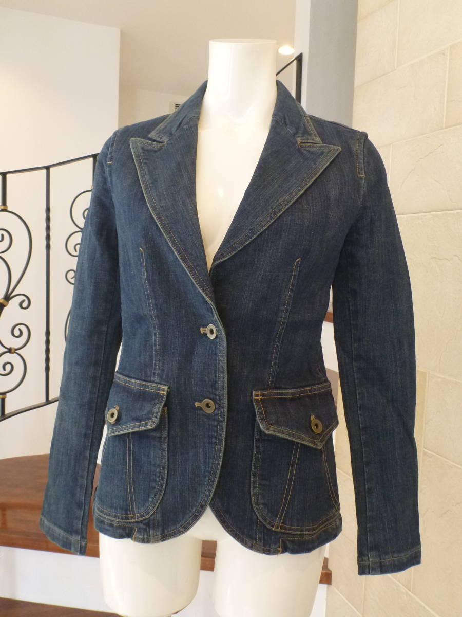 超美品 UNTITLED アンタイトル★デニム ジャケット 1 S相当拍卖