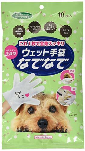 なでフク ウェット手袋なでなで10枚入 アロマティックグリーンの香り拍卖