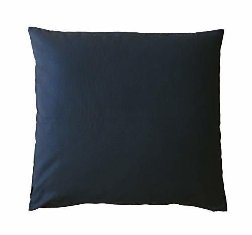 fabrizm 日本製 銘仙判 座布団カバー 55×59cm オックス ブラック 1369-bk-bk拍卖