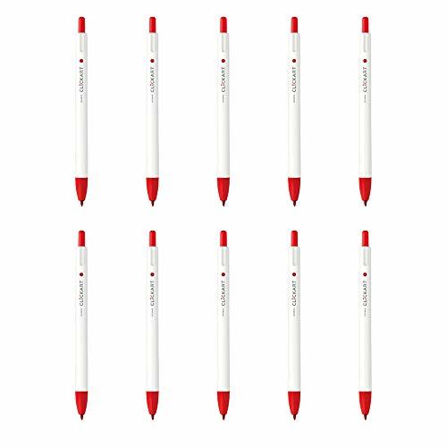 ゼブラ 水性ペン クリッカート 赤 10本 B-WYSS22-R拍卖