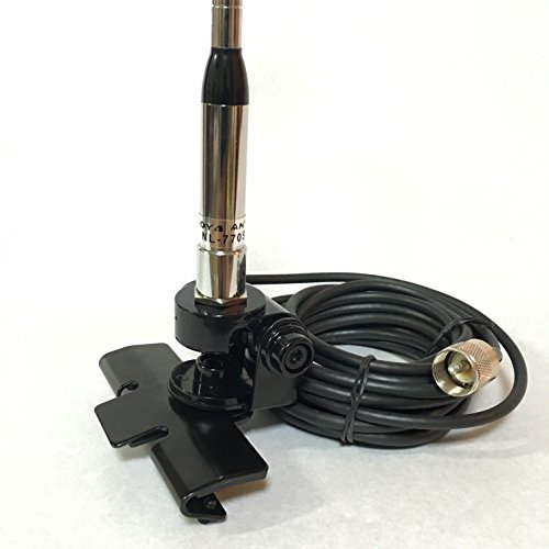 〈福禄寿〉 モービル アンテナ+ ハッチバック 用 基台 + 同軸 ケーブル 3点 セット 黒/銀(黒)拍卖