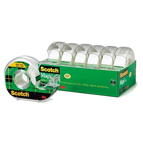 3M スコッチ テープ メンディングテープ ディスペンサー付 19mm×16.5m 小巻 6巻 6122拍卖