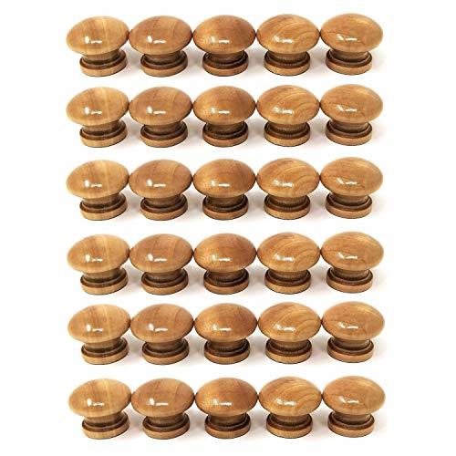 KINOKINO 木製 取手 30個 セット つまみ 取っ手 (ウッド)拍卖