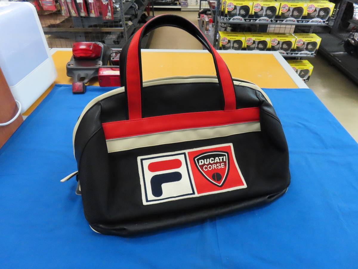 ★☆FILA×DUCATI ダッフルバッグ キャリーオン 希少 中古 フィラ ドゥカティ☆★拍卖