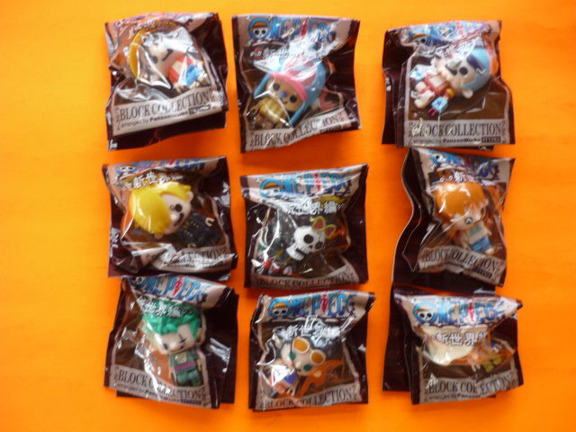 ワンピース【ブロック コレクション】なっちゃん☆全9種コンプ/新世界編☆PansonWorks/ONE PIECE 未開封拍卖