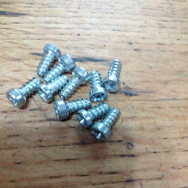 新品 スキービンディング用ネジ ポジ規格 5.5mm x 14.5mm 10個 訳あり拍卖