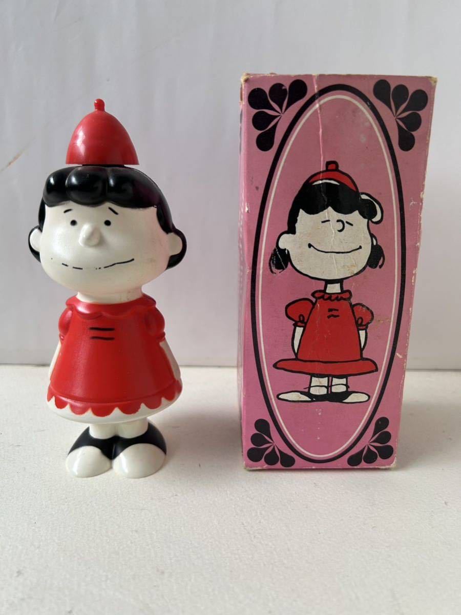 70's ルーシー AVONボトル 箱付 スヌーピー ピーナッツ LUCY 検SNOOPY.charliebrown.AVON. PEANUTS、ヴィンテージスヌーピー拍卖