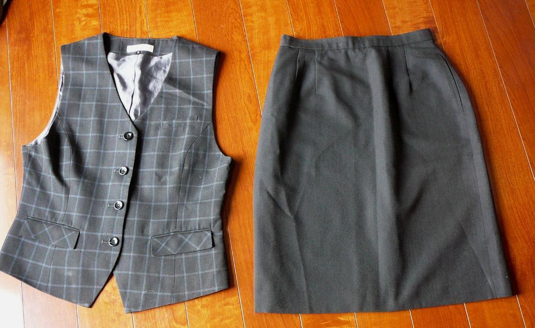 ●送料230円● choix en joie 11号 ベストスーツ OL制服 事務服 コスプレ おねえさん 中古品拍卖