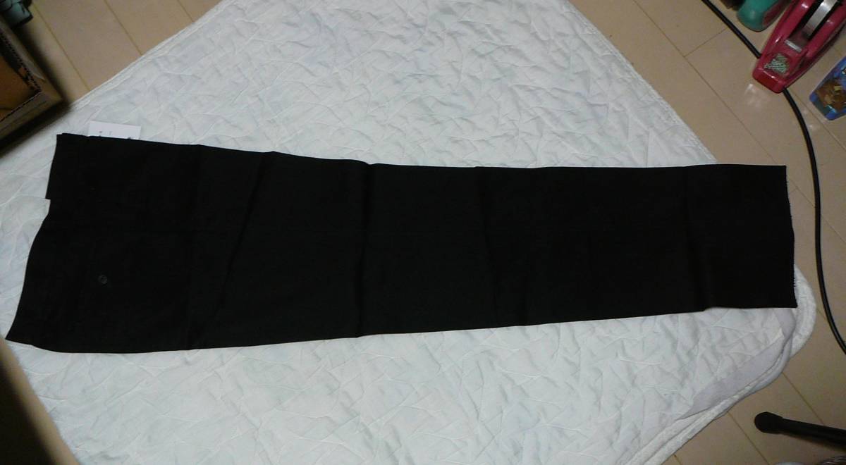 ●送料230円●タグ付き未使用品●W81~82㎝ 黒 スラックスパンツ チノパン拍卖