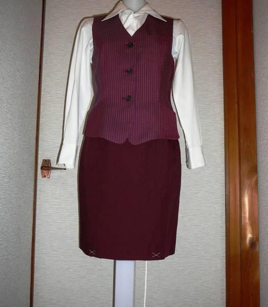 ●送料230円●タグ付き未使用品 anfuni  9号 ベストスーツ OL制服 事務服 ユニフォーム拍卖