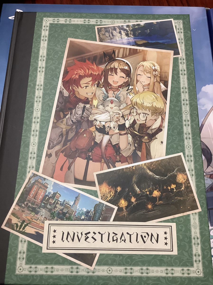 ライザのアトリエ2 失われた伝承と秘密の妖精 プレミアムボックス特典 タオの情報調査ノート ビジュアルブック アートブック拍卖