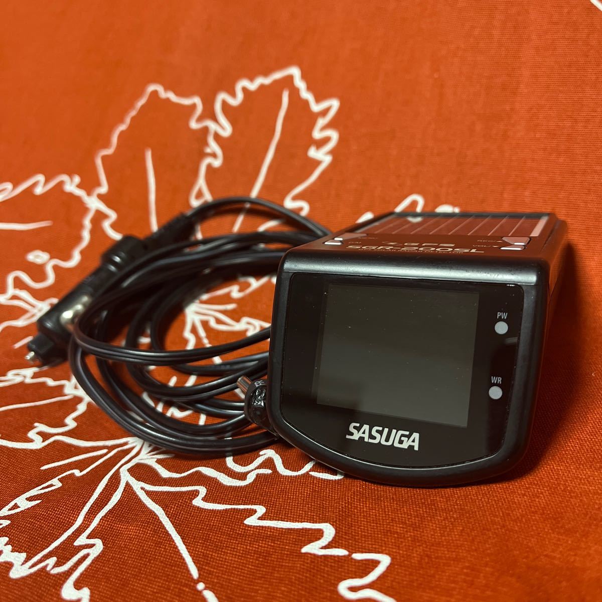 SASUGA SGR-200SL GPS レーダー探知機 ソーラー ジャンク品拍卖