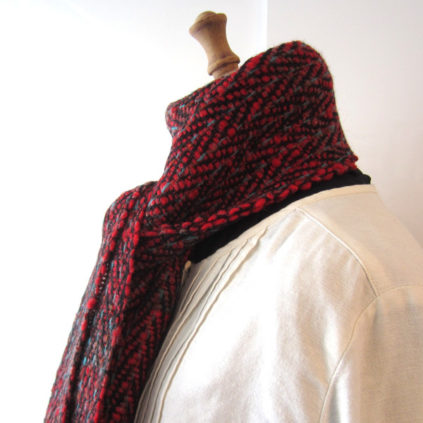 未使用品 色味の可愛いニットストール拍卖