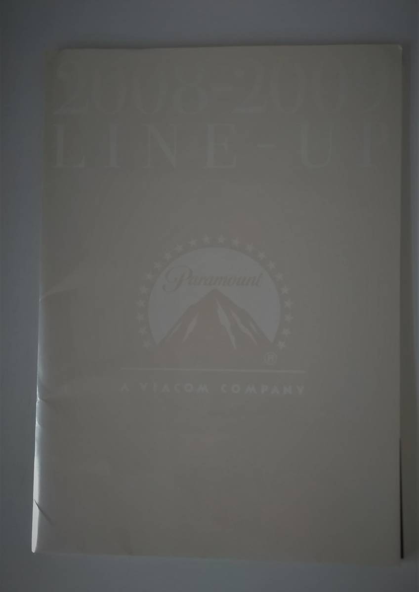【☆JN-0428】パラマウント・ピクチャーズ ジャパン/作品リスト/映画作品一覧/2008-2009/LINE UP/中古/HY拍卖