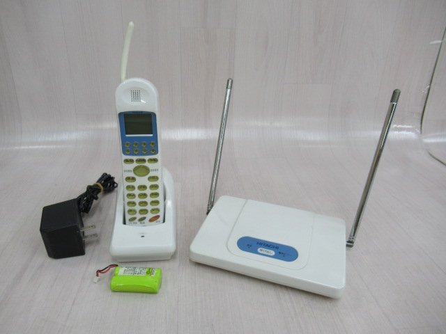 ▲Ω ZF2 15602※保証有 日立 iZ ET-8iZ-TELCLS アナログコードレス 電池付拍卖