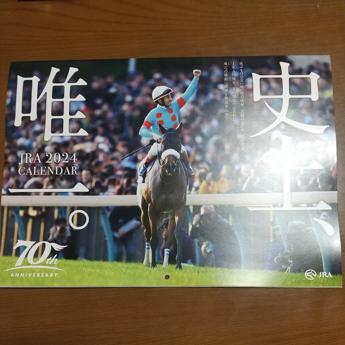 JRA 2024年 カレンダー 非売品 A4サイズ拍卖