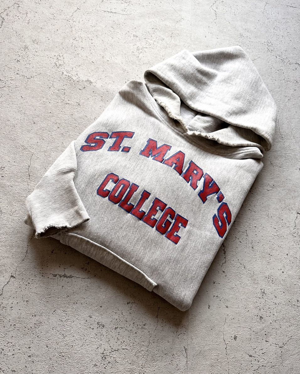 90s USA製 “ CHAMPION ” REVERSE WEAVE COLLEGE PARKA VINTAGE アメリカ製 チャンピオン リバースウィーブ カレッジパーカー ビンテージ拍卖