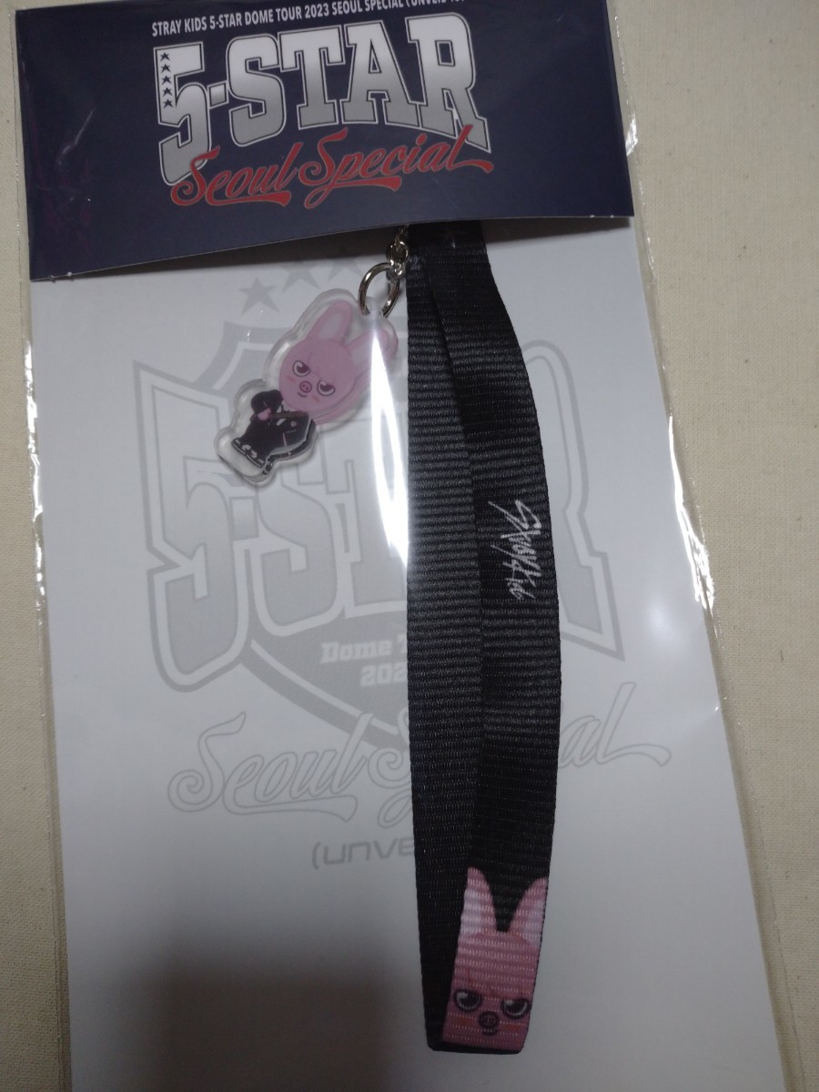チャンビン 新品 Stray Kids ソウルコン ペンライト ストラップ拍卖
