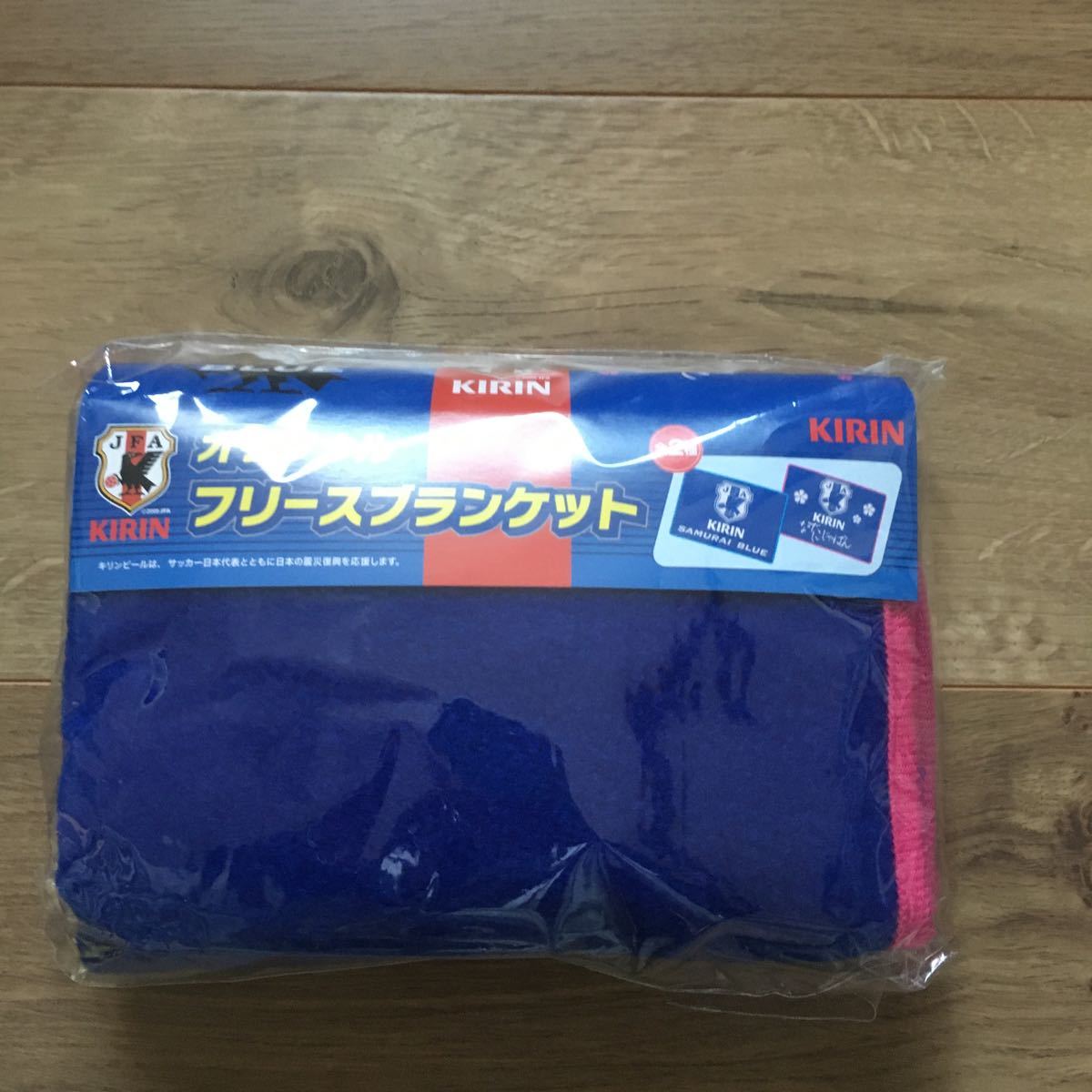 JFA オリジナル フリースブランケット 新品保管品 ふちピンク拍卖